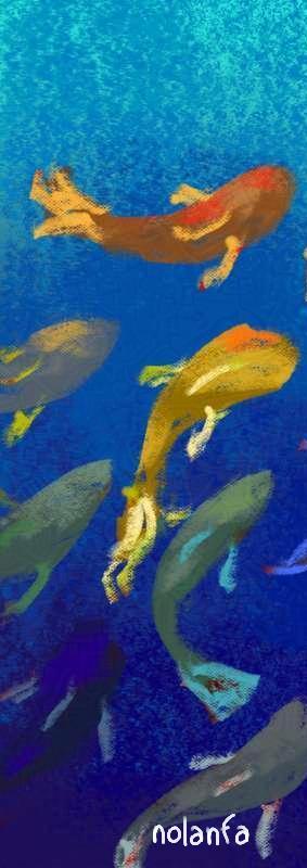 fish: left