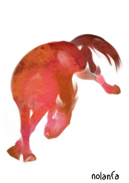 horse red