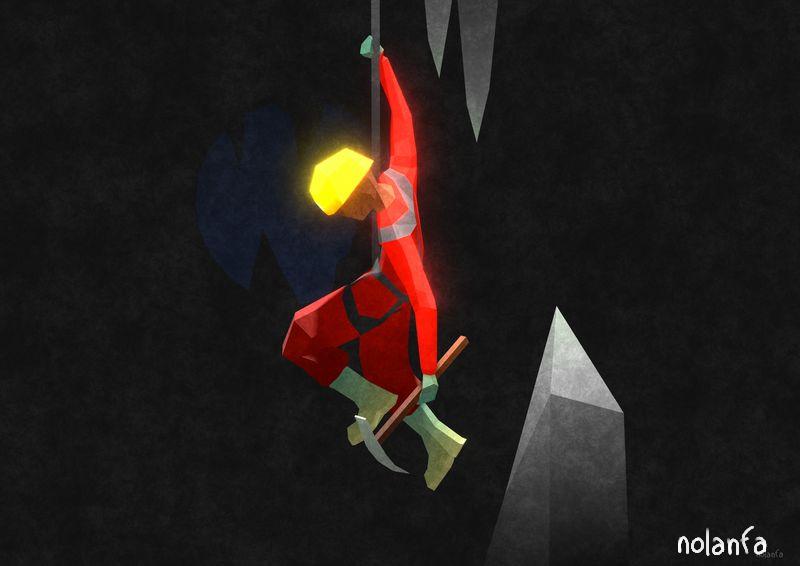 mountain peeps: spelunker