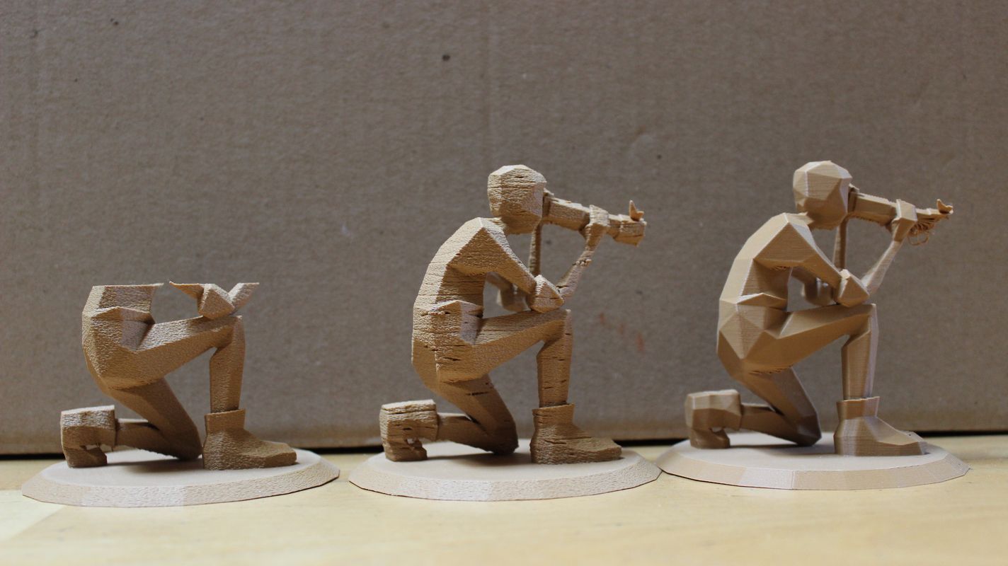 mountain peeps: comparison between three 3D prints with different textures