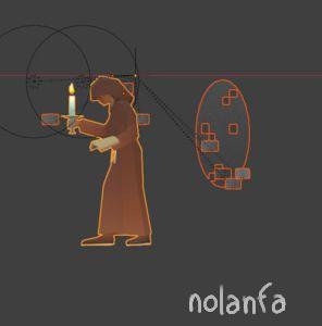 mountain peeps: 3D print monk