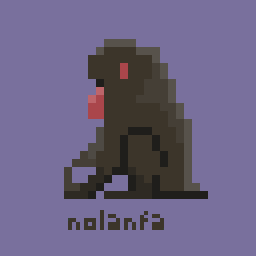 pixel art macaque anim