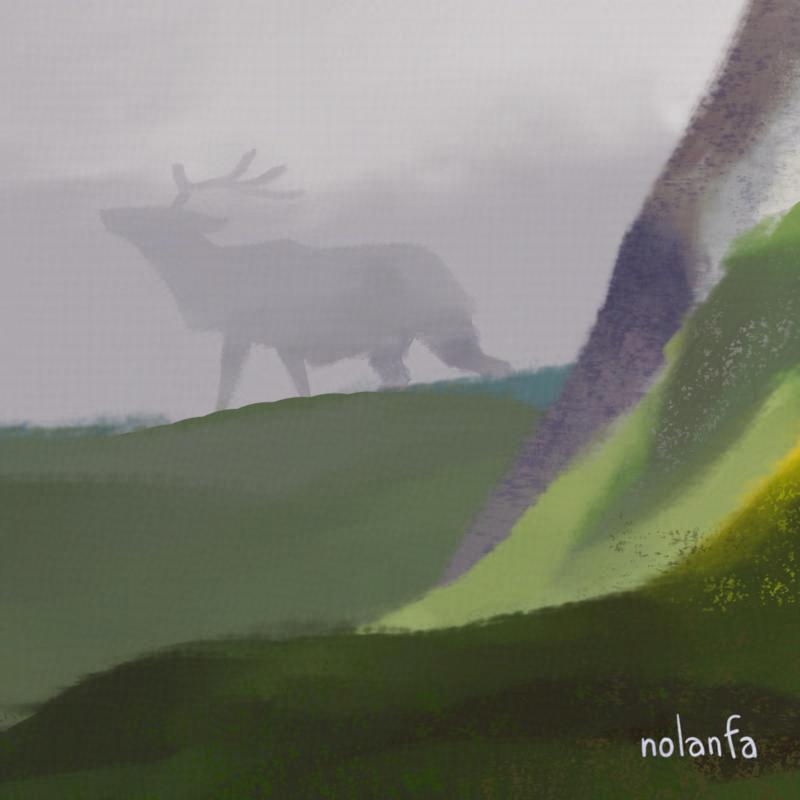 green mountain : detail 1