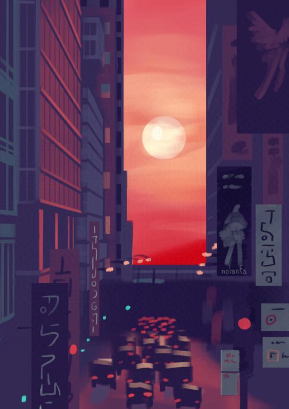 red city