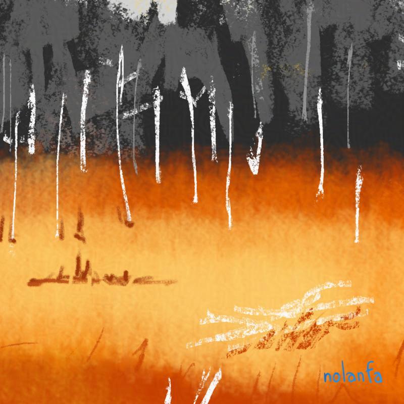 red grass : detail 1