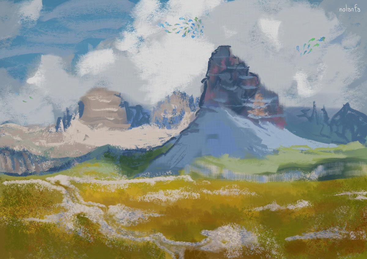 yellow mountain