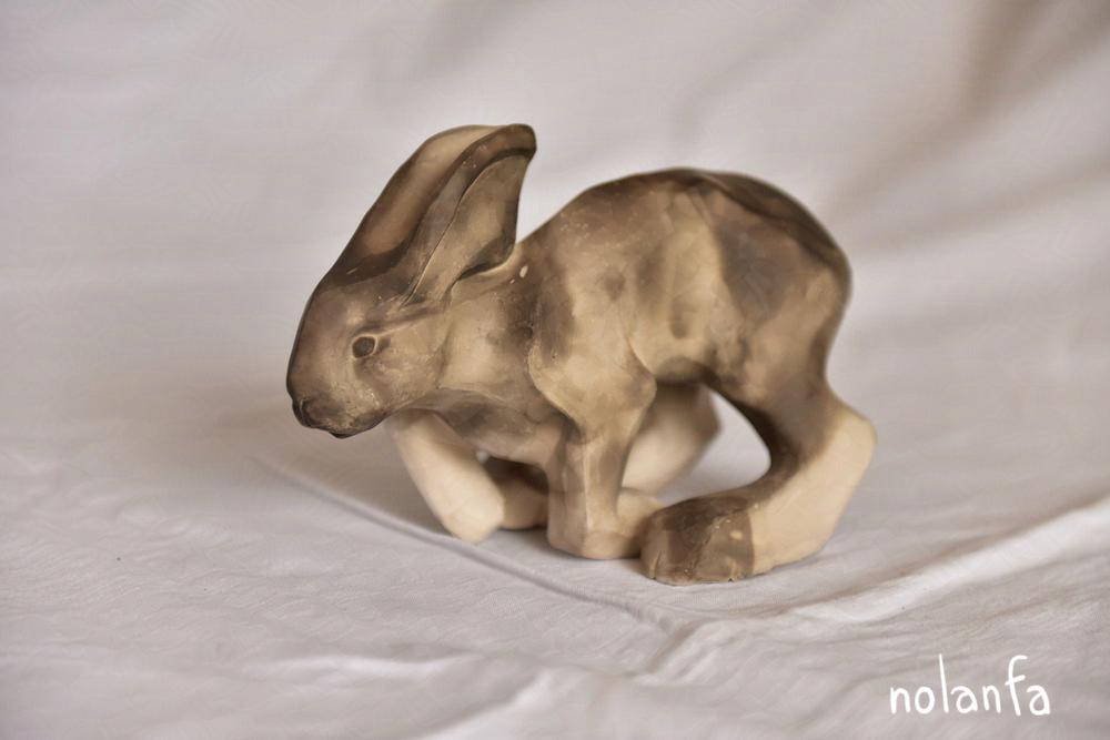 hare A running: three quarters front left