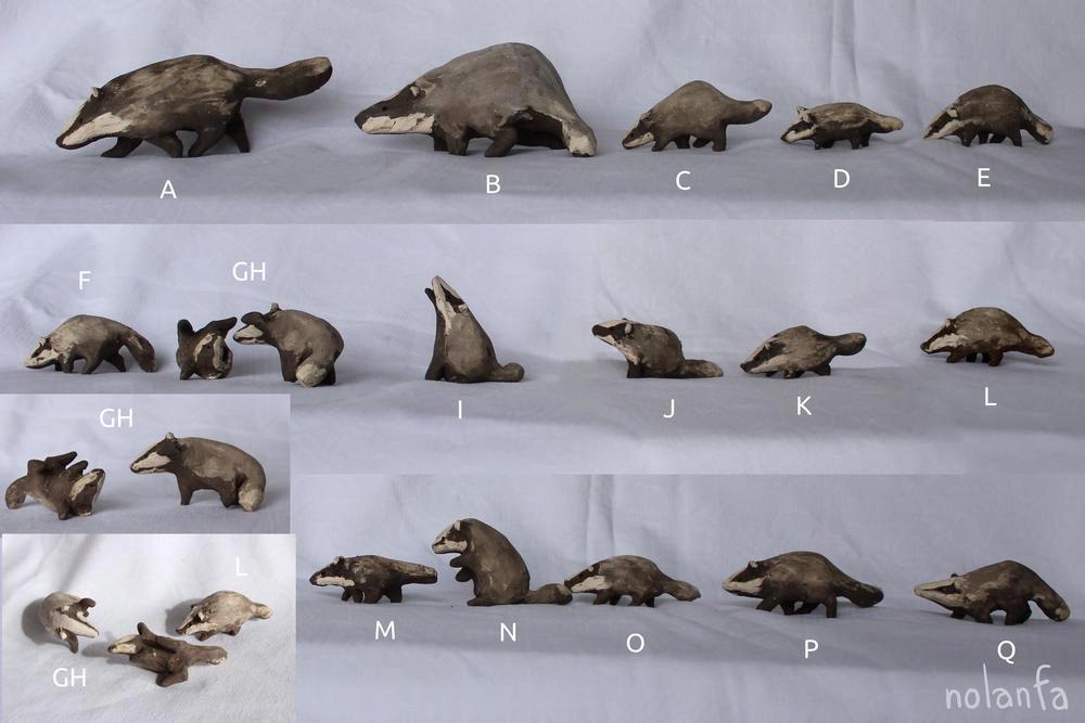 Beaver Family: all 15 kits and 2 adults
