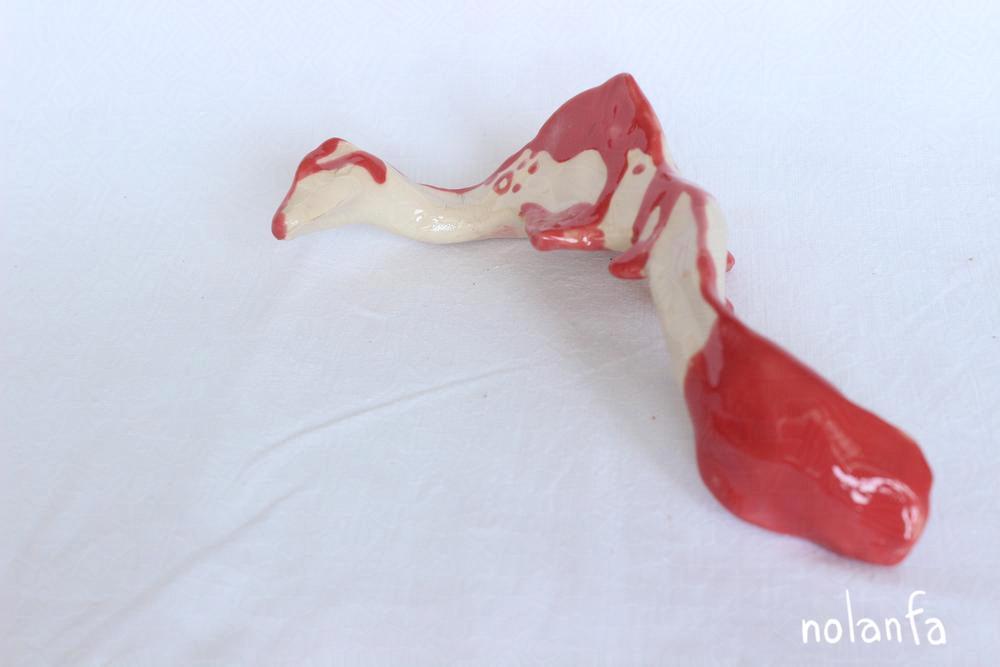 white red engobe