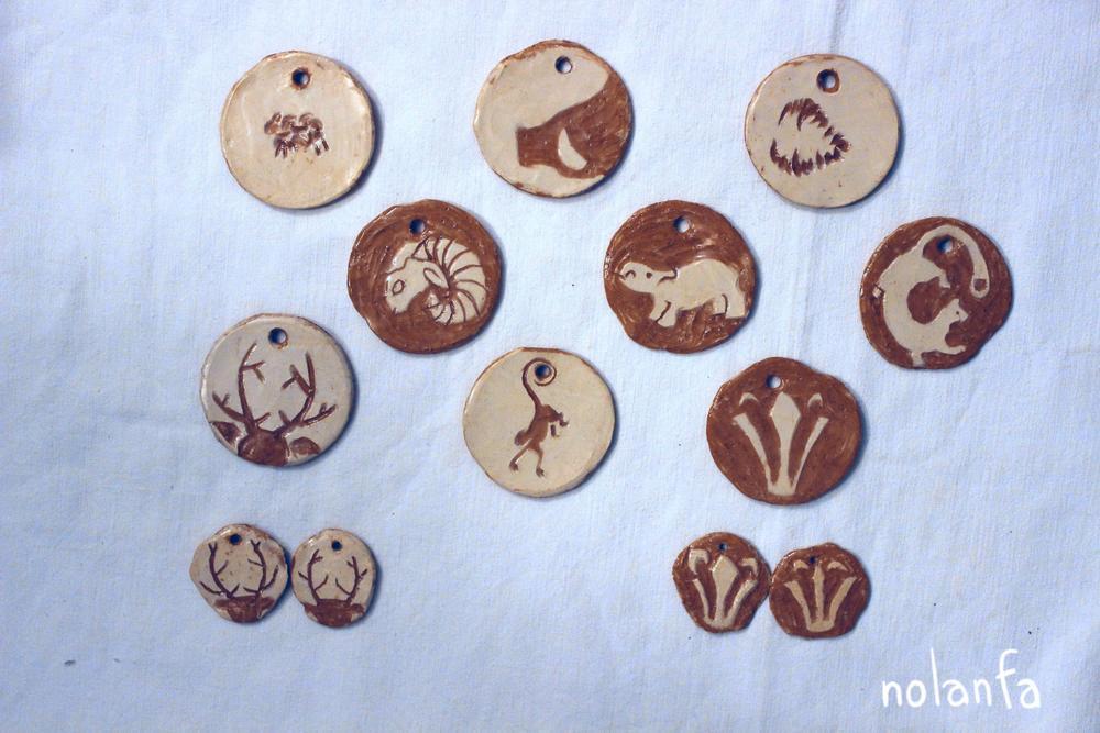 other mammals medaillons: sheepCloud, boarTusks, wolfTeeth, sheepHorns, hippo, ermine, stagAntlers, monkeyTail, badgerFace