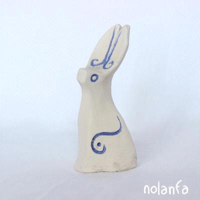 small smoked hare, carved