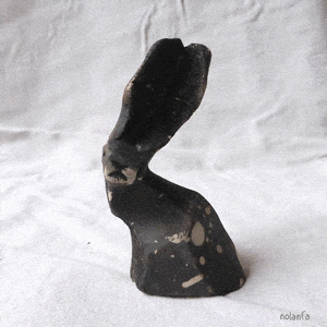 small glazed smoked hare