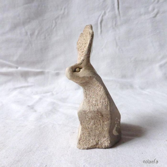 small smoked hare, textured